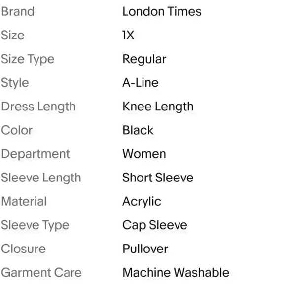 NEW London Times Short Sleeve A-Line Sweater Dress, Black / Ivory; $79 - Picture 8 of 8